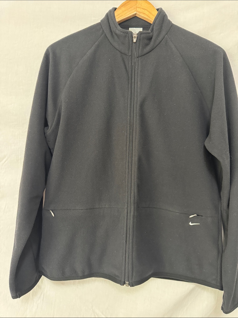 Nike Black Full-Zip Lightweight Fleece Jacket